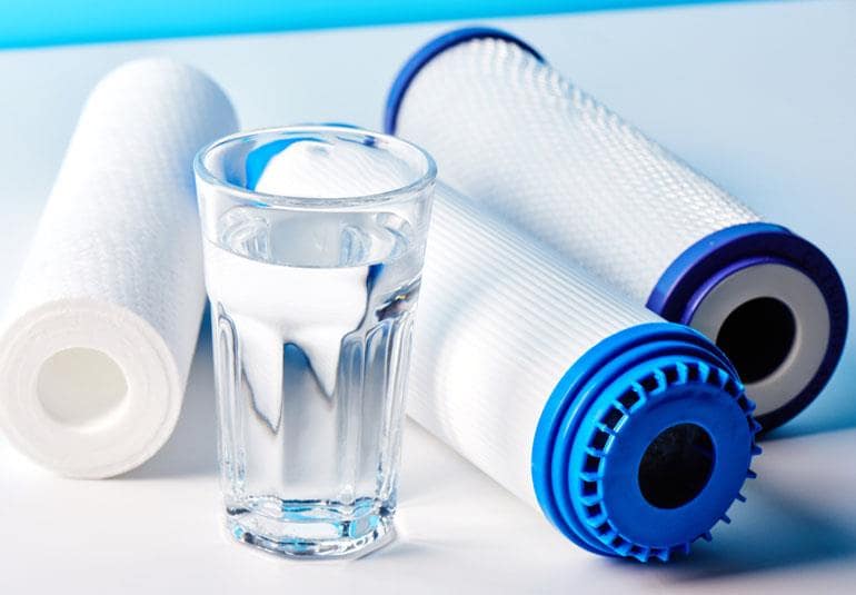 Water filtration system serviced by Browns Family Plumbing
